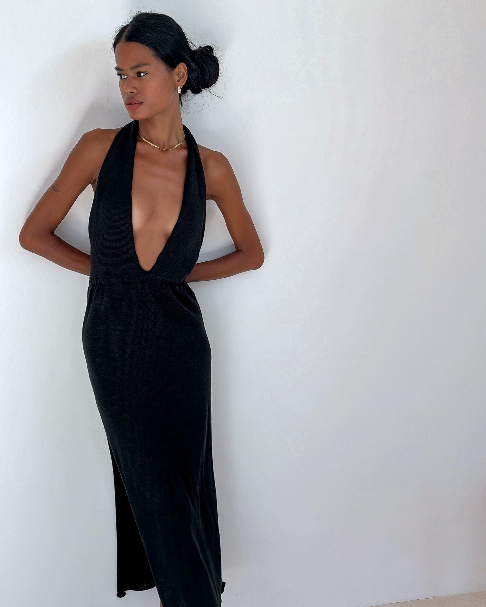 Asmara Holder Neckline Mid Dress