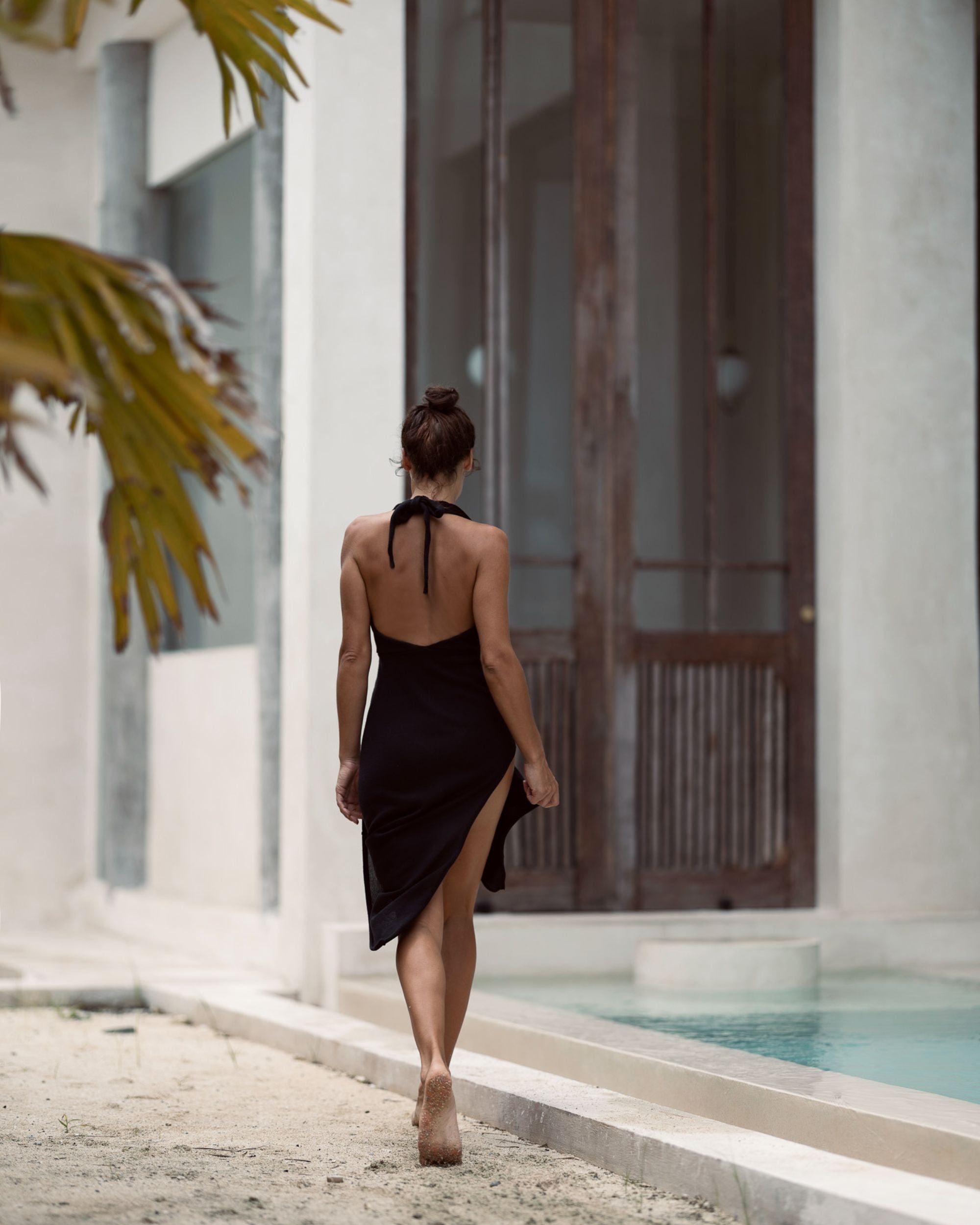 Asmara Holder Neckline Mid Dress