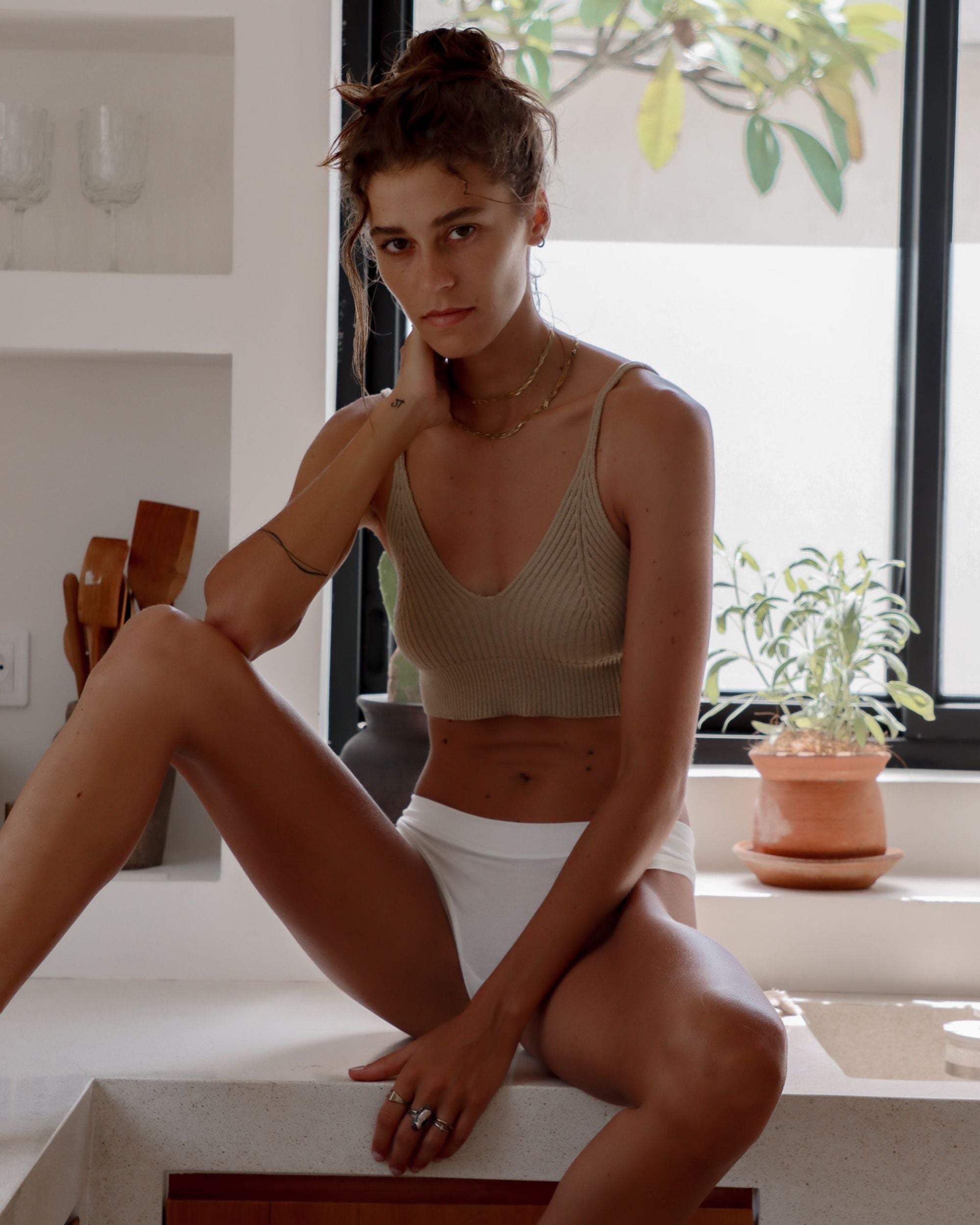 Iluh Bralette Rib Top