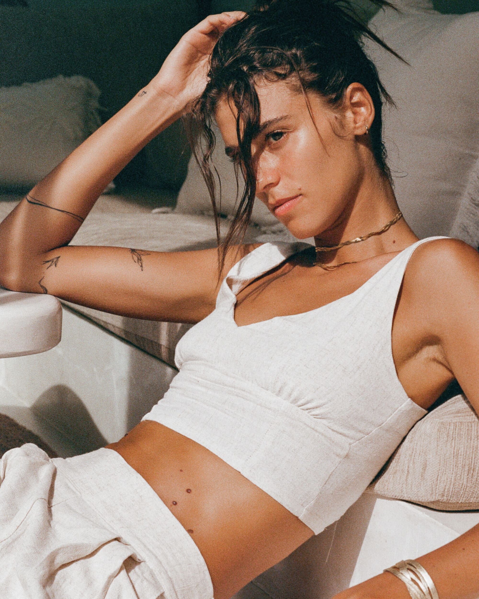 Putu Linen Rayon Blend Top